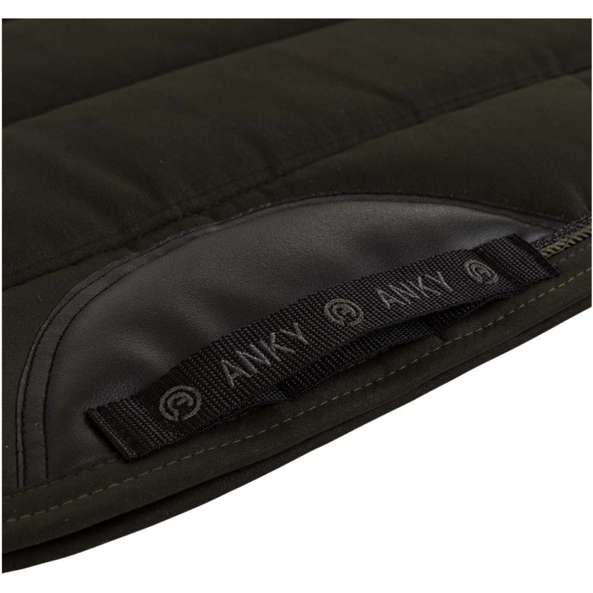 ANKY Tapis de Selle Leafs Dressage Olive foncé