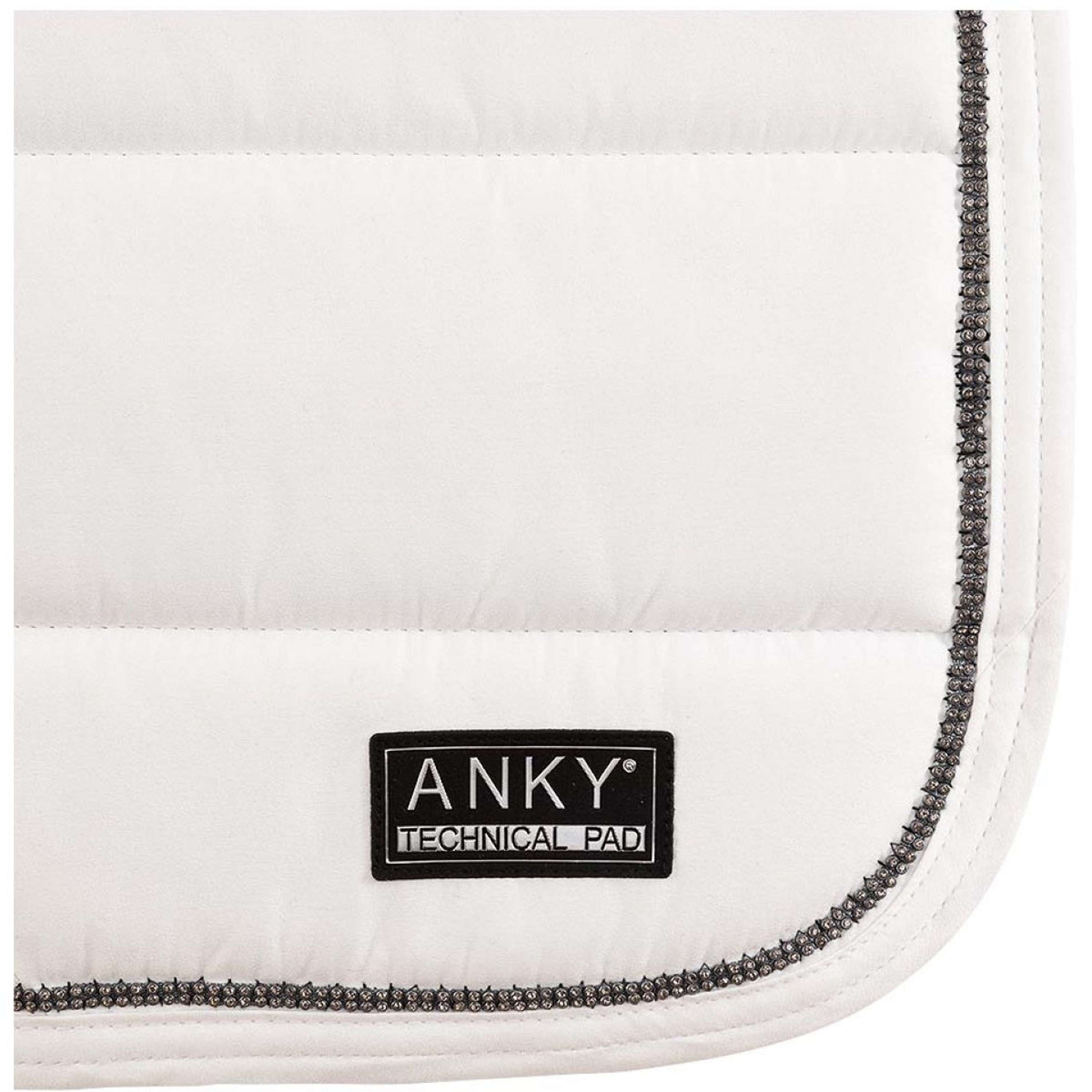 ANKY Tapis de Selle XB241110 Dressage Blanc clair