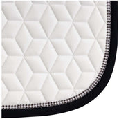 ANKY Tapis de Selle Consensus Nylon Dressage blanc/marine