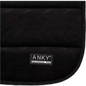 ANKY Tapis de Selle Velvet Wave Dressage Noir