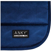 ANKY Tapis de Selle Velvet Wave Dressage Twilight Bleu