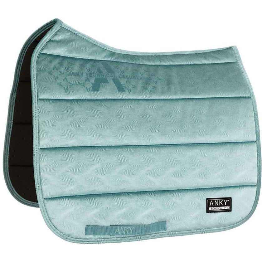 ANKY Tapis de Selle Velvet Wave Dressage CanalBlue