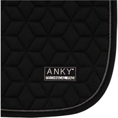 ANKY Tapis de Selle Poly Nylon Dressage Noir