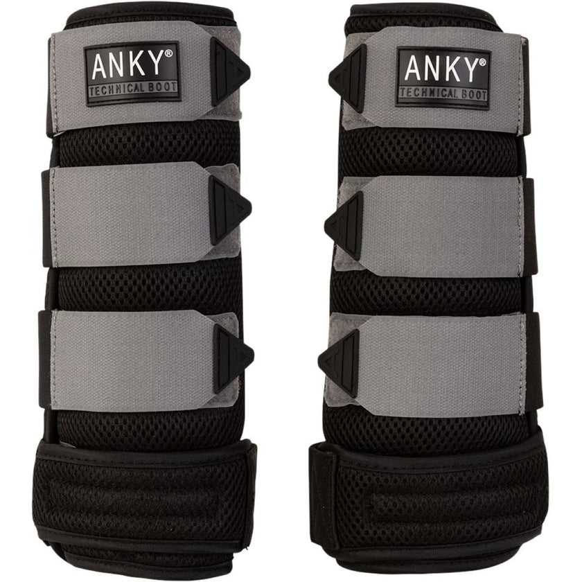 ANKY Guêtres 3D Mesh Black/Steel Grey