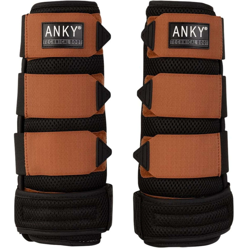 ANKY Guêtres 3D Mesh Black/Rust