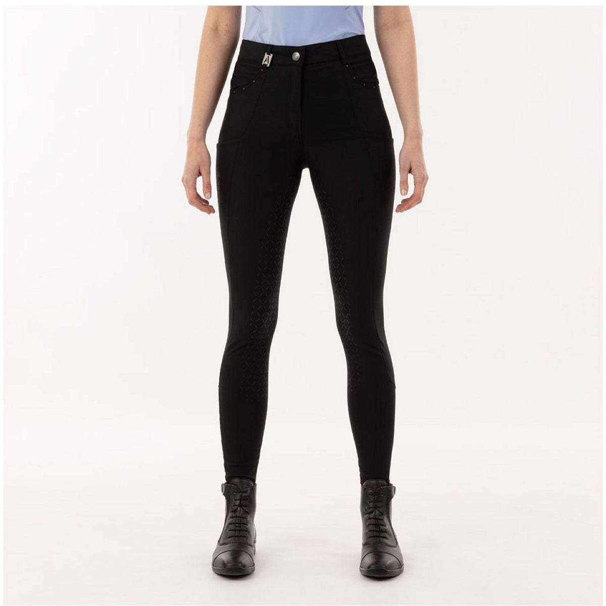 ANKY Pantalon d'Équitation Conscious Silicon Full Grip Noir