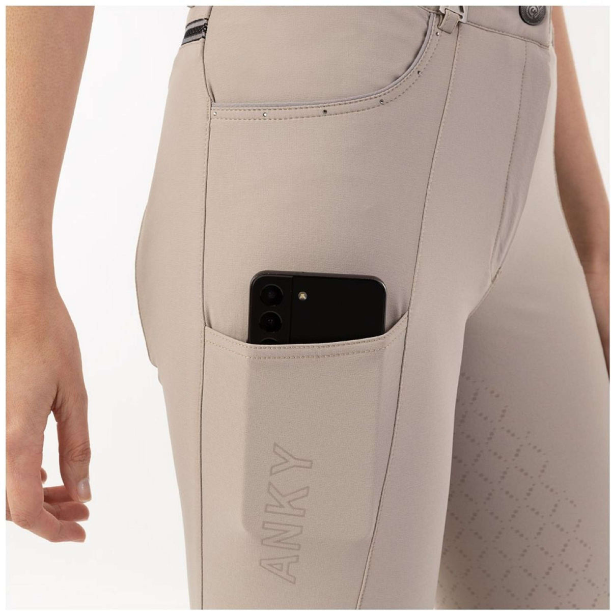 ANKY Pantalon d'Équitation Conscious Silicon Full Grip Nacreous Clouds