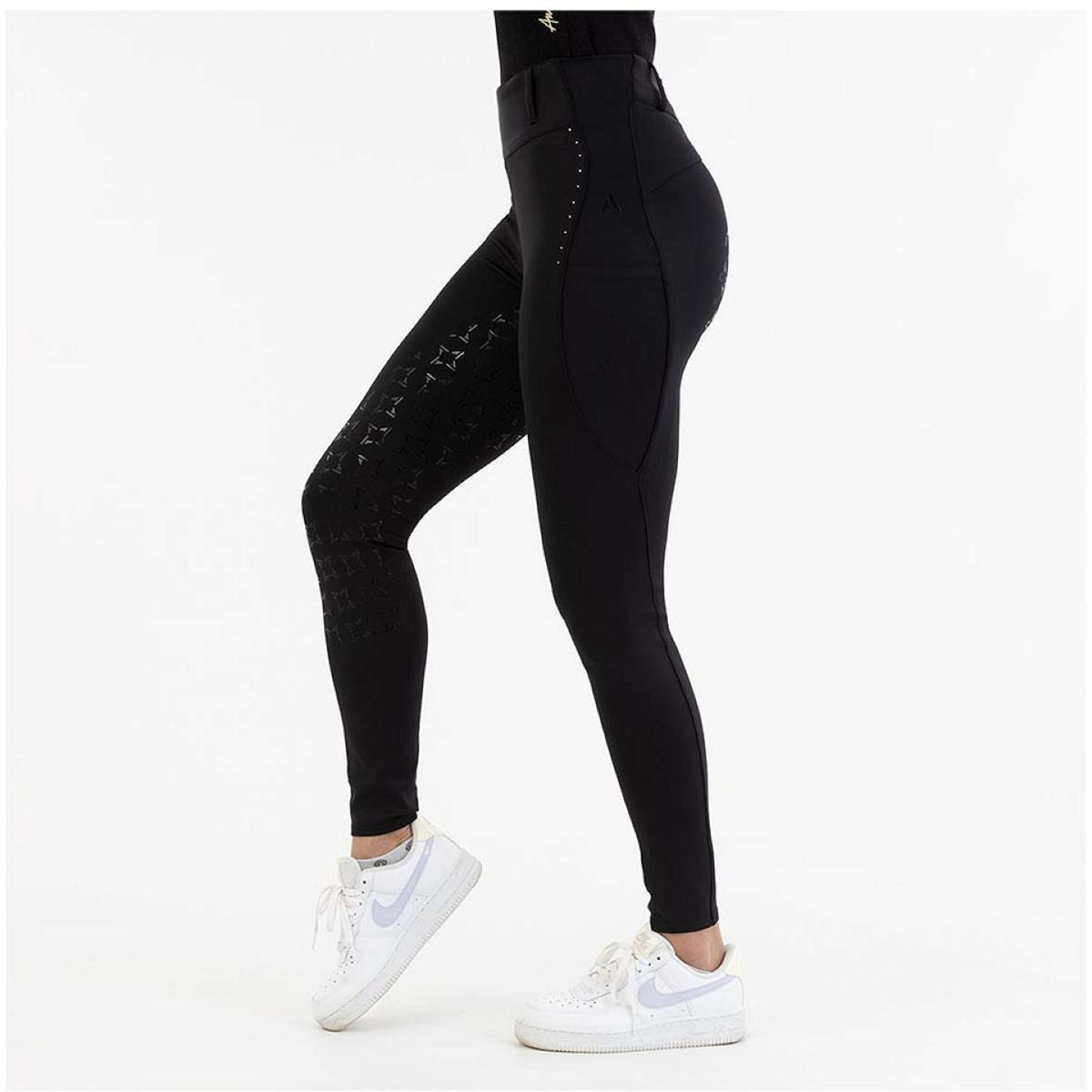 ANKY Legging d'Équitation Circling Full Grip Noir