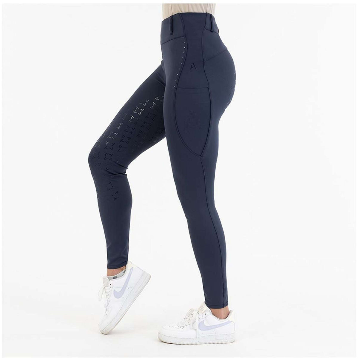 ANKY Legging d'Équitation Circling Full Grip Mood Indigo