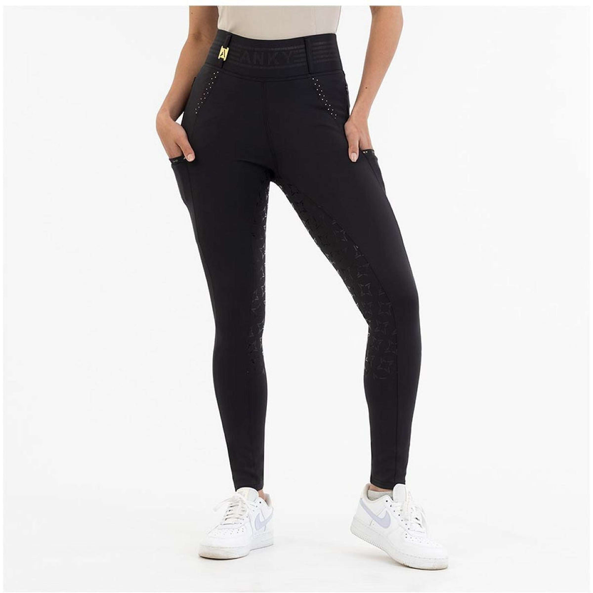 ANKY Legging d'Équitation Streaming Full Grip Noir