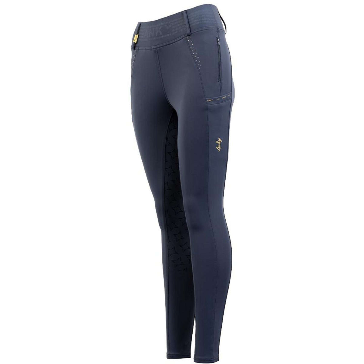 ANKY Legging d'Équitation Streaming Full Grip Mood Indigo