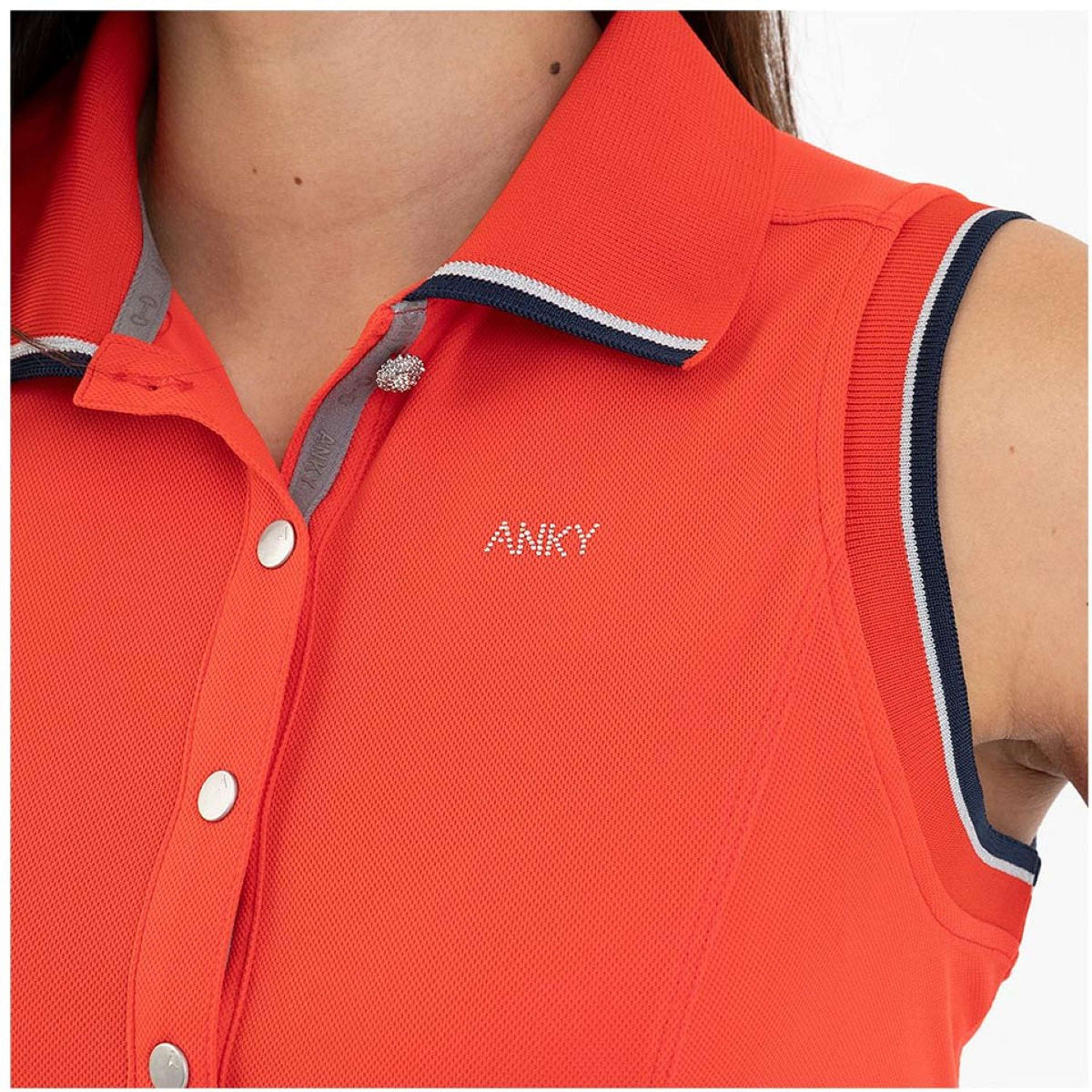 ANKY Polo ATC251202 Sans Manche CoralParadise