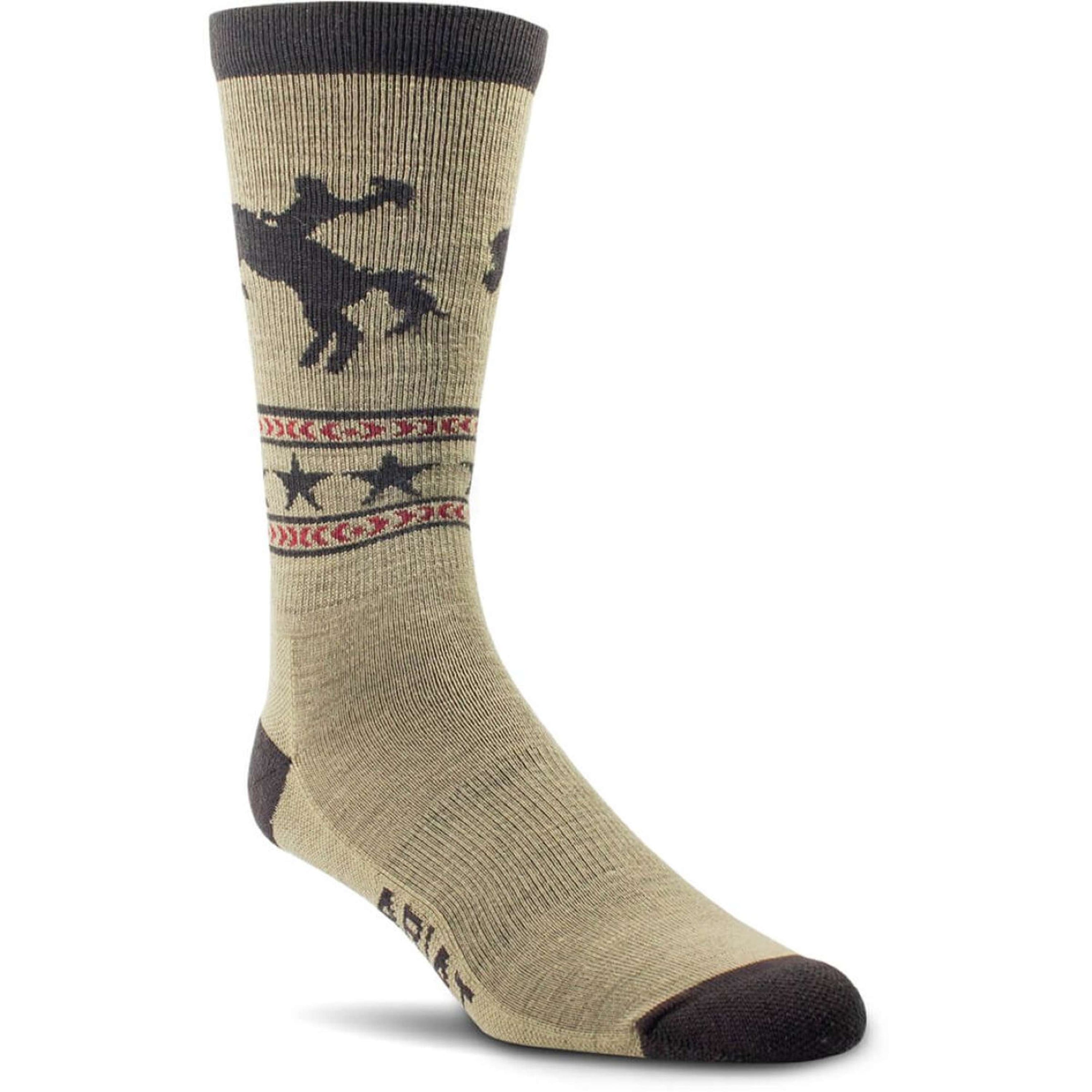 Ariat Chaussettes Bronc Rider Marron Ariat Chaussettes Bronc Rider Marron