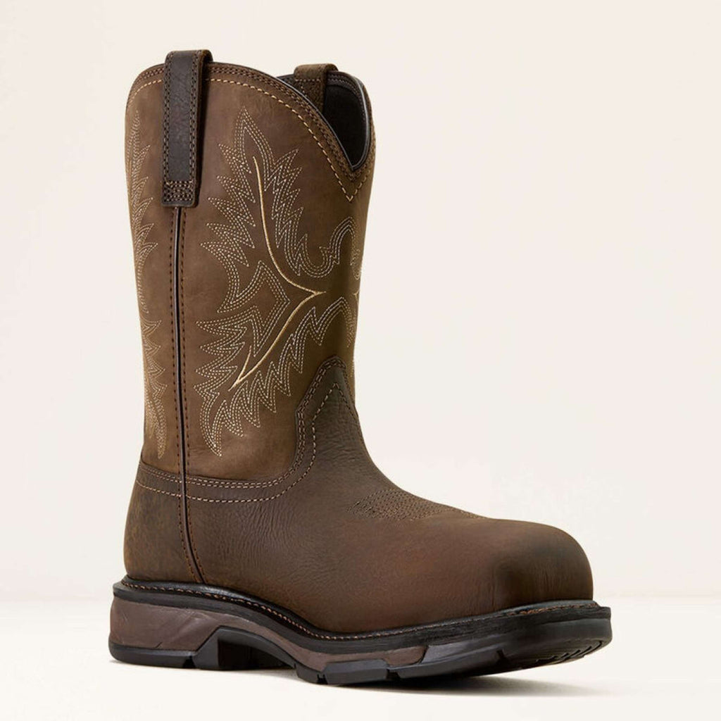 Ariat Bottes Western WorkHog XT Waterproof Wide Square Carbon Toe Hommes Brown/Mocha