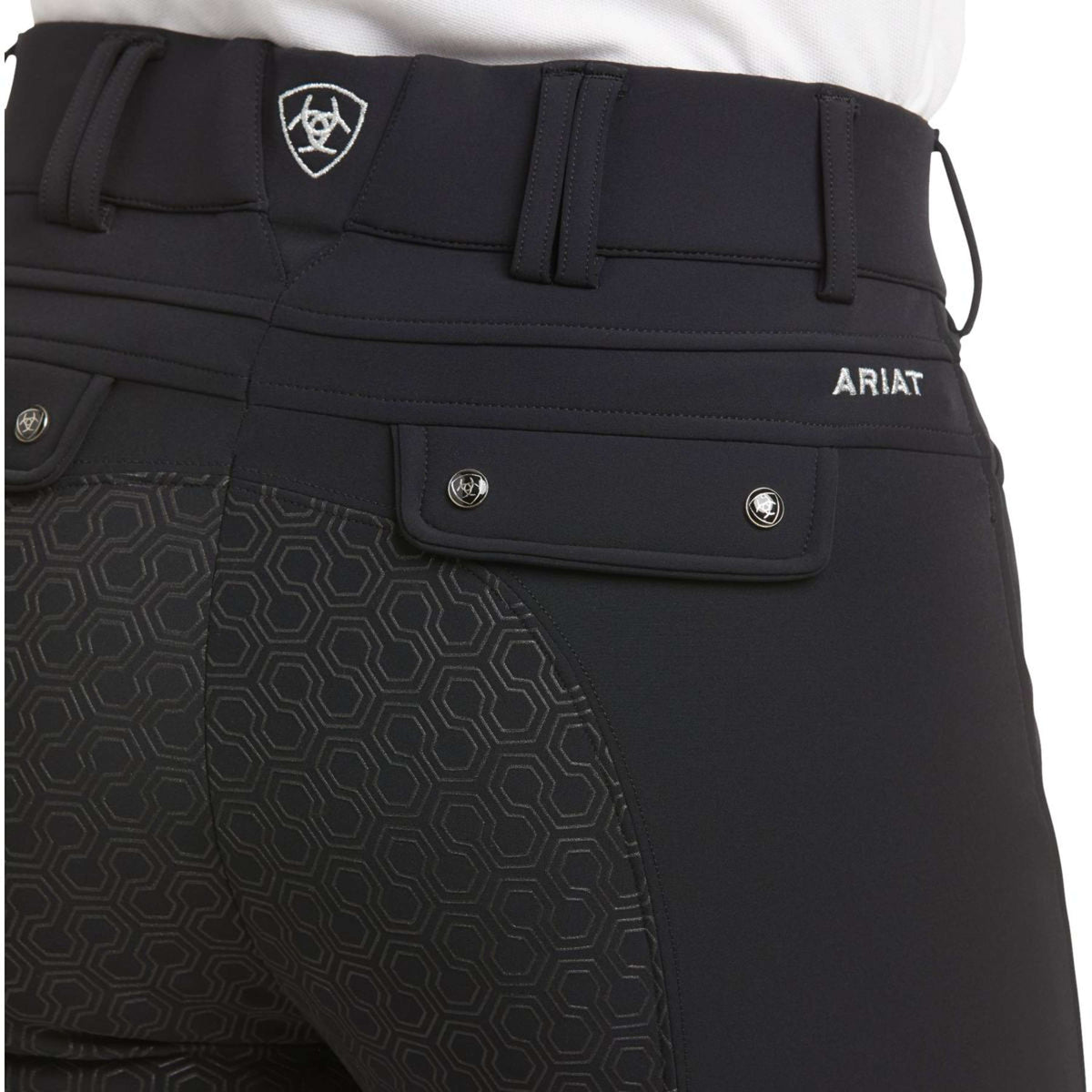 Ariat Pantalon d'Équitation Tri Factor Frost Full Grip Noir