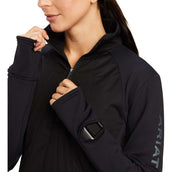 Ariat Sweatshirt Venture Half Zip Noir