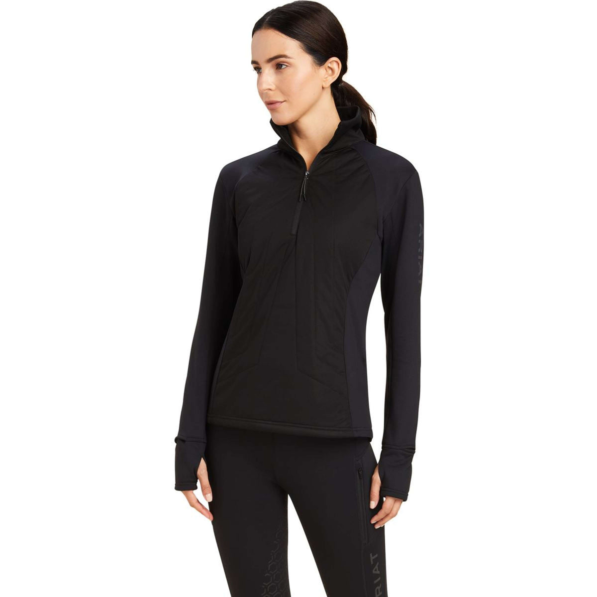 Ariat Sweatshirt Venture Half Zip Noir