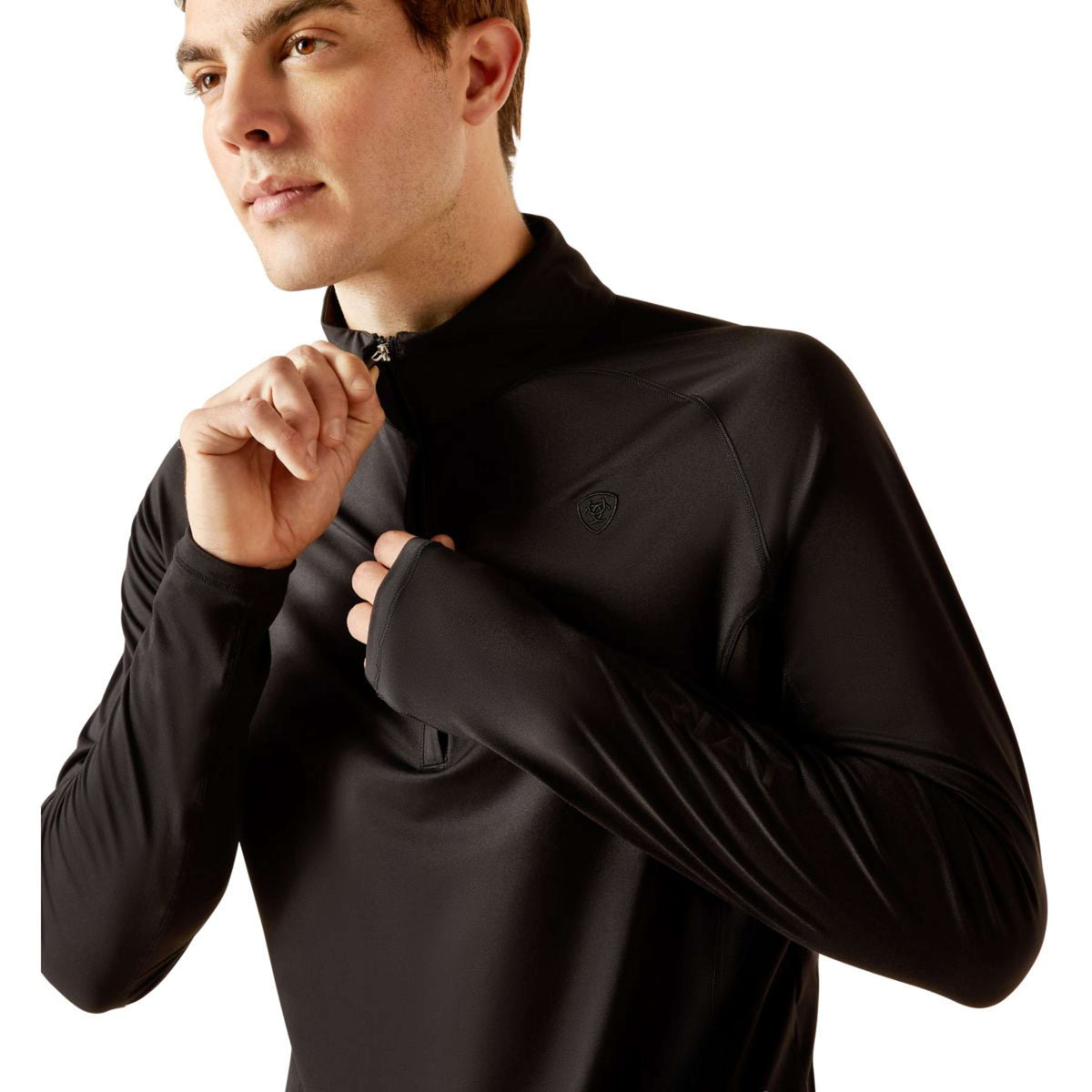 Ariat Base Layer Lowell Zip Hommes Noir