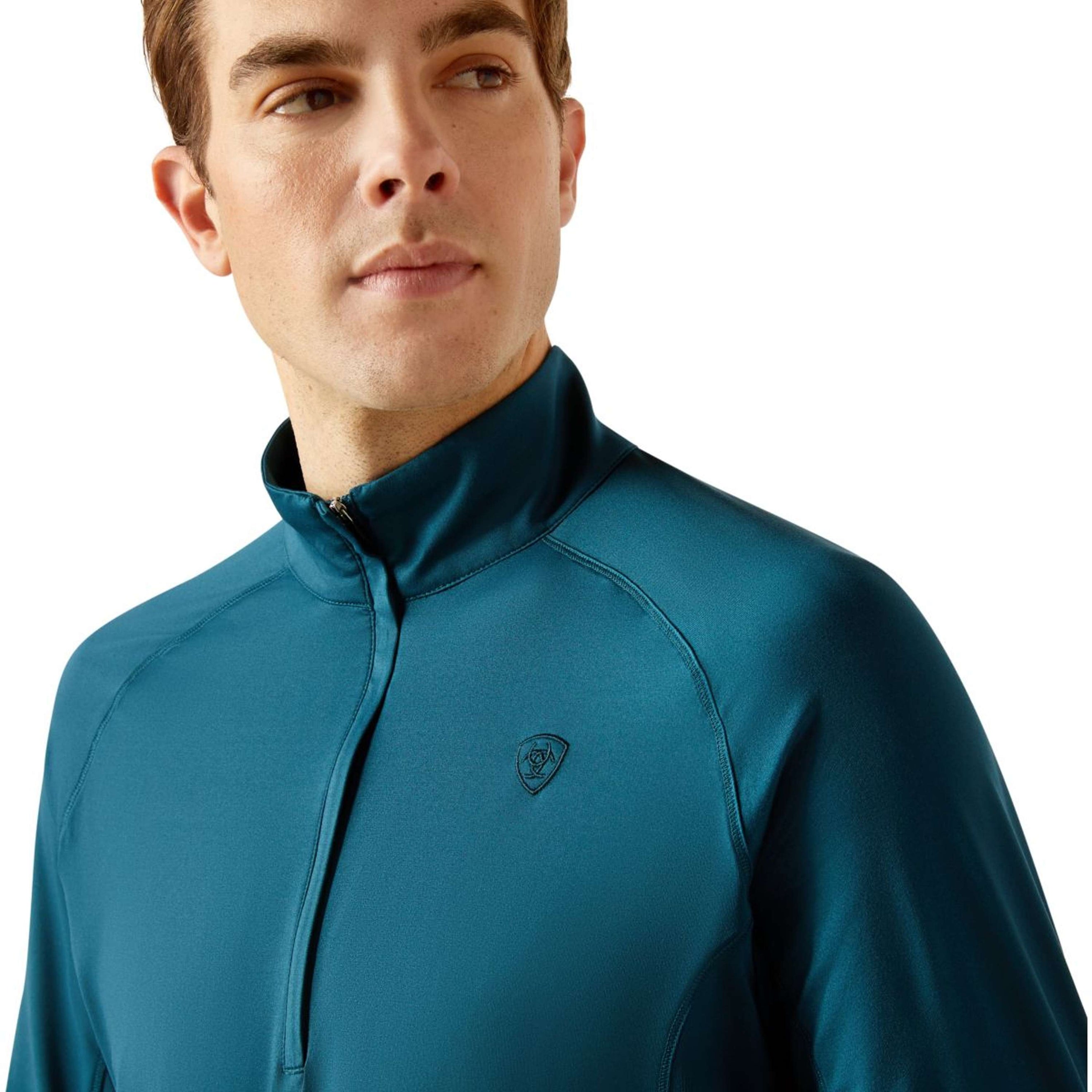 Ariat Base Layer Lowell Zip Hommes Reflecting Pond