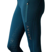 Ariat Legging d'Équitation Venture Thermal Half Grip Reflecting Pond