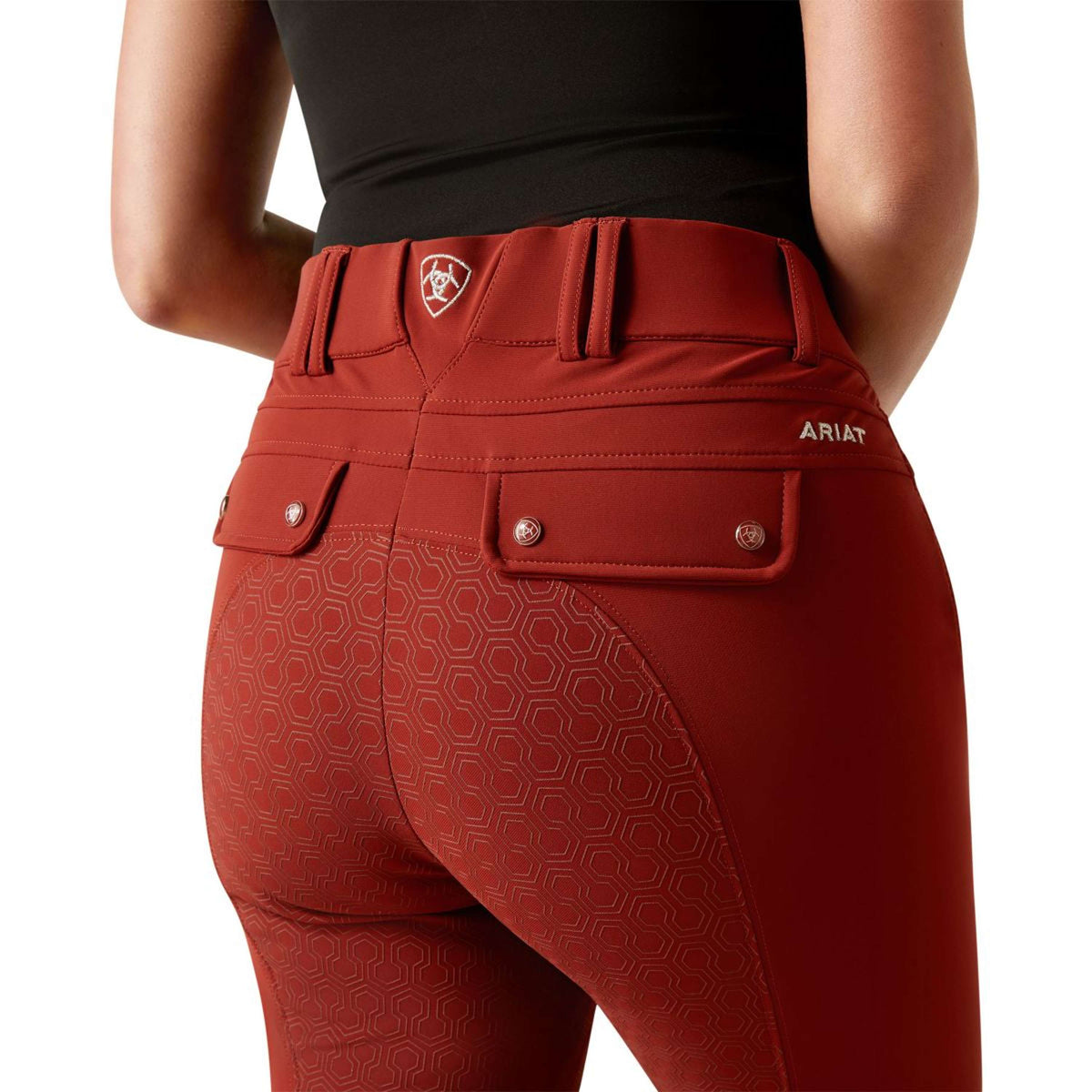 Ariat Pantalon d'Équitation Tri Factor Grip Full Seat Fired Brick