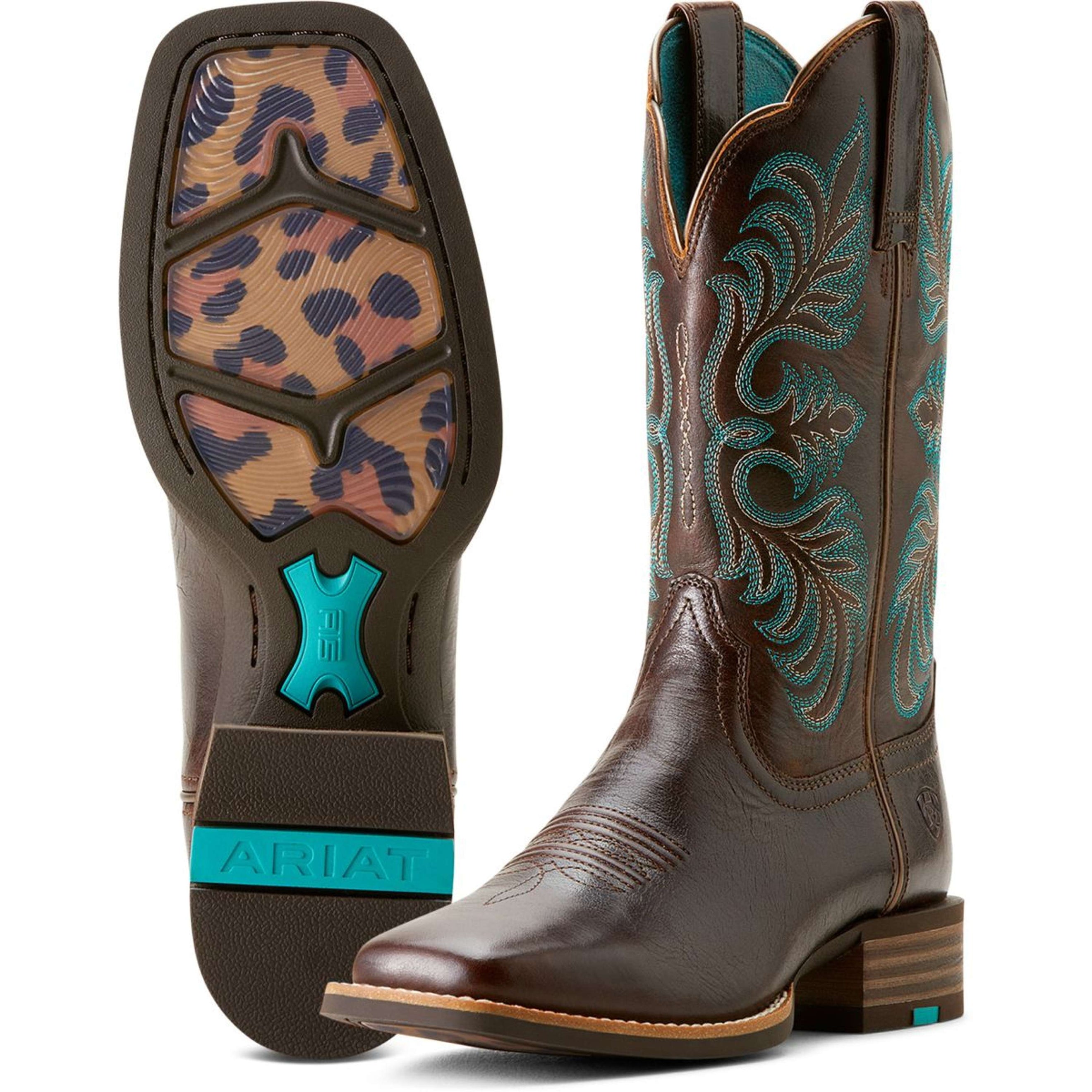 Ariat Bottes Western Gillette AZ Arizona Brown/Marble Brown