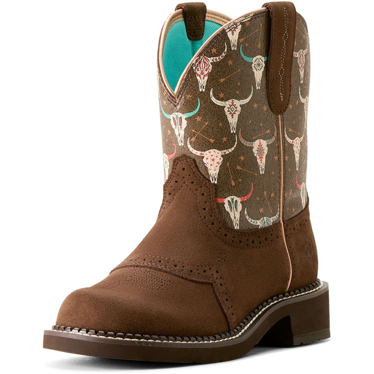 Ariat Bottes Western Fatbaby heritage Barley Brown