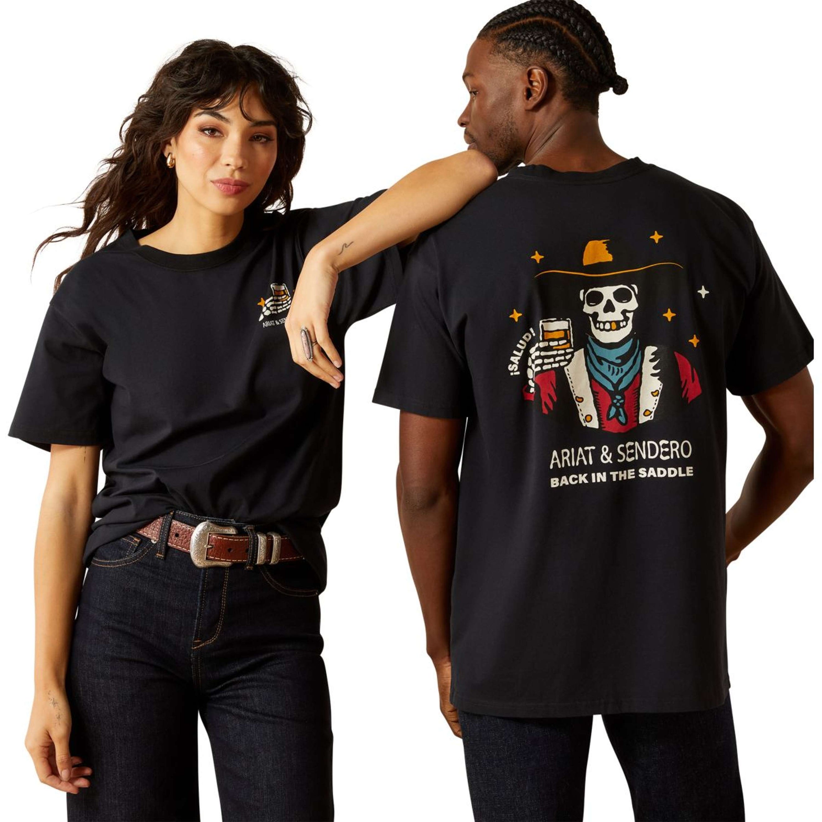 Ariat T-Shirt Sendero Hommes Noir