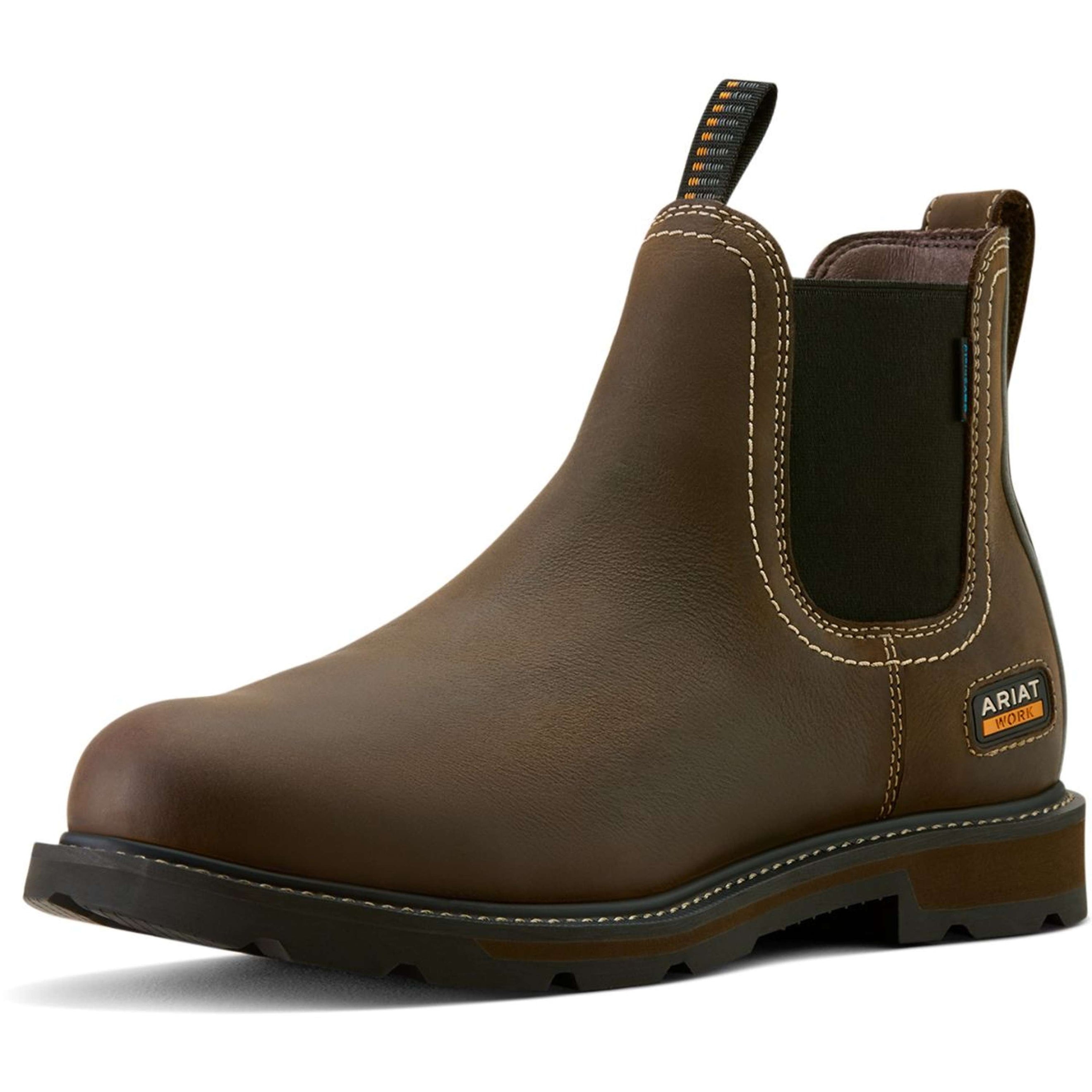 Ariat Jodhpurs Groundbreaker Chelsea H20 Hommes Marron foncé