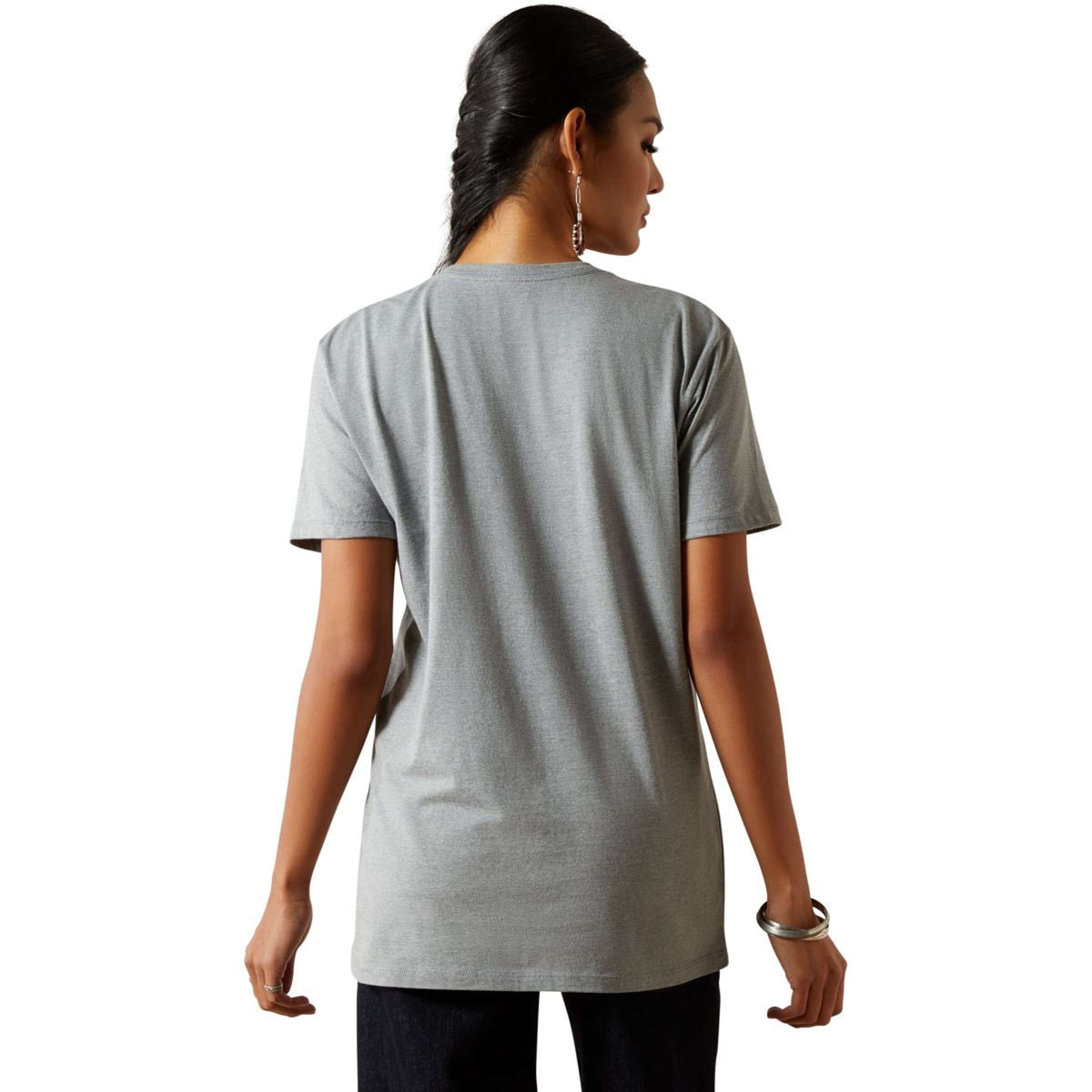 Ariat T-Shirt Don't Press Your Luck Femme Ice Blue