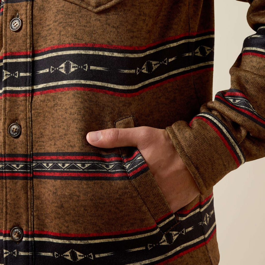 Ariat Blouse Caldwell Hommes Toffee Serape