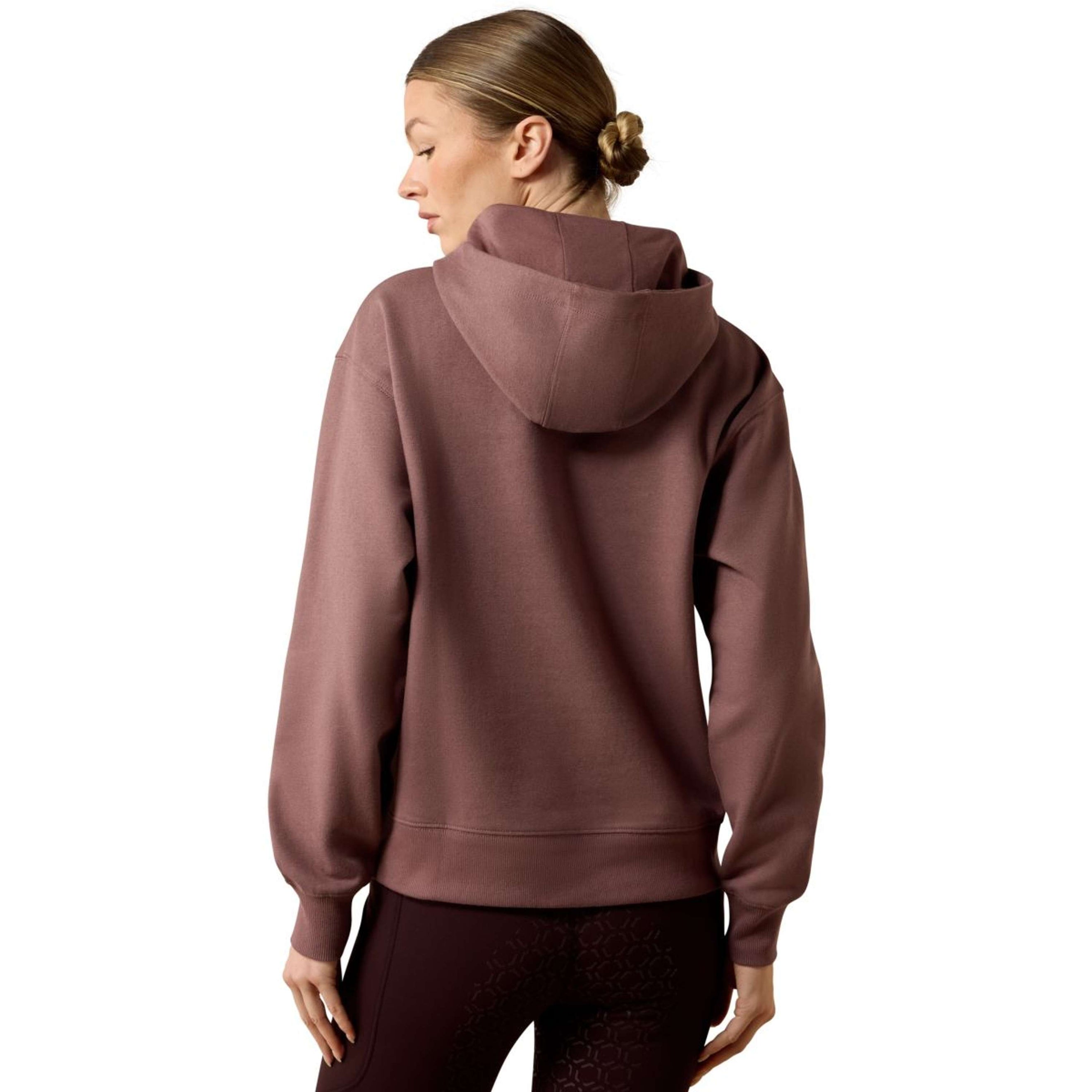 Ariat Pull col Hoodie Martine Femme Peppercorn Ariat Pull col Hoodie Martine Femme Peppercorn