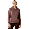 Ariat Pull col Hoodie Martine Femme Peppercorn