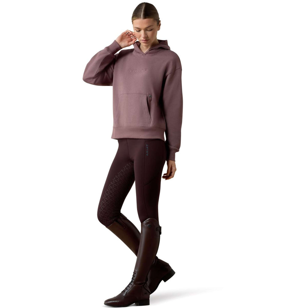 Ariat Pull col Hoodie Martine Femme Peppercorn