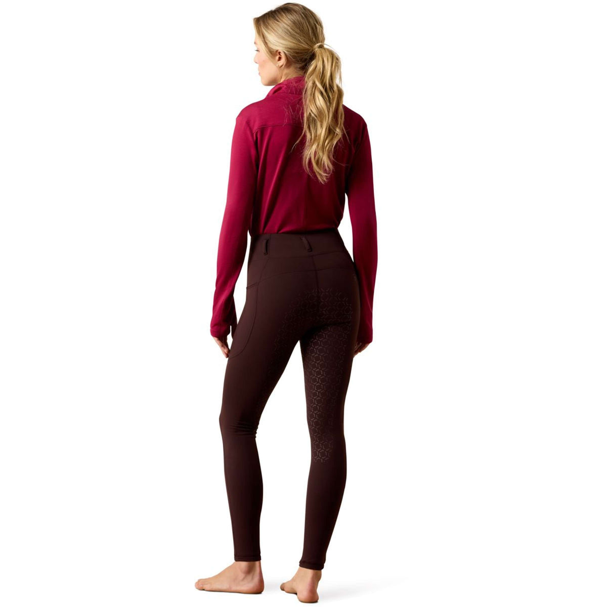 Ariat Legging d'équitation chauffant Venure 2.0 Femme Chocolate Plum