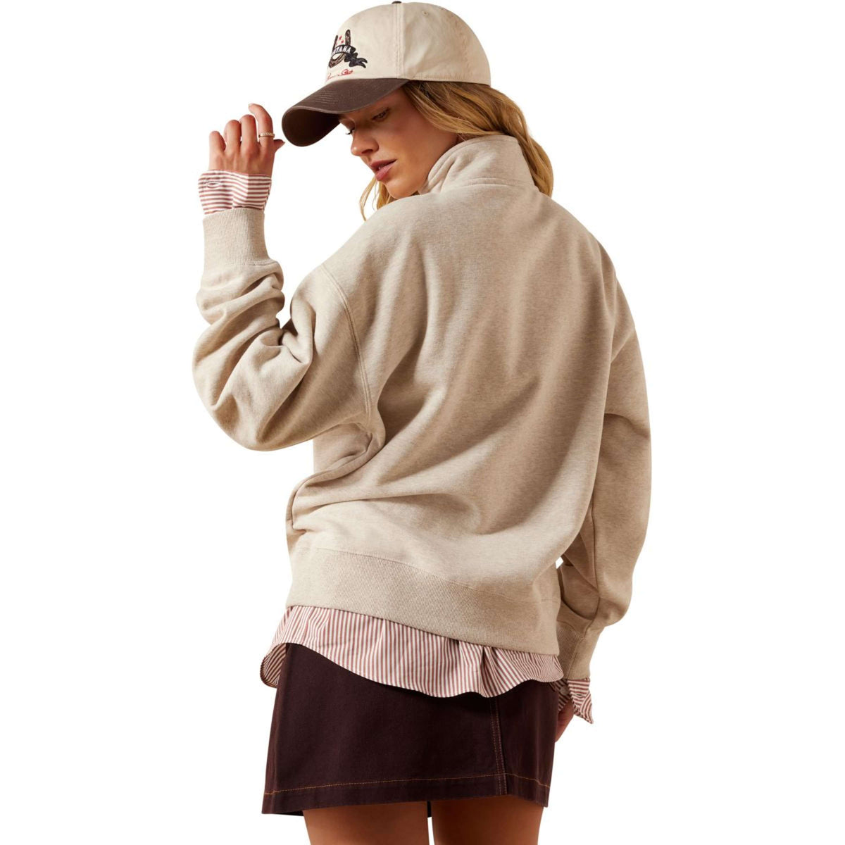 Ariat Pull-over Running Wild Femme Écru