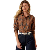 Ariat Blouse Homestyle Femme Marron