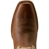 Ariat Bottes Western Lucera NcToe Femme Wheat Brown/Soft Parchment