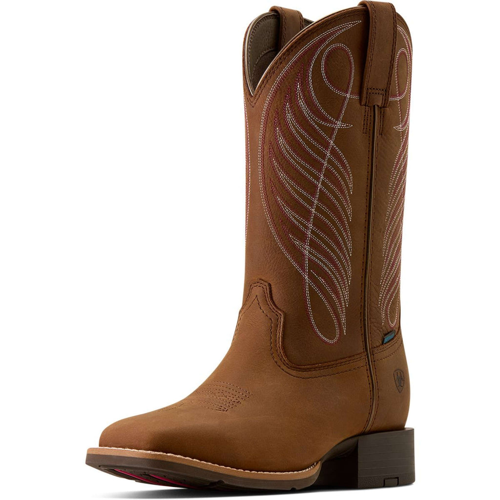 Ariat Bottes Western Round Up H2O Femme Marron