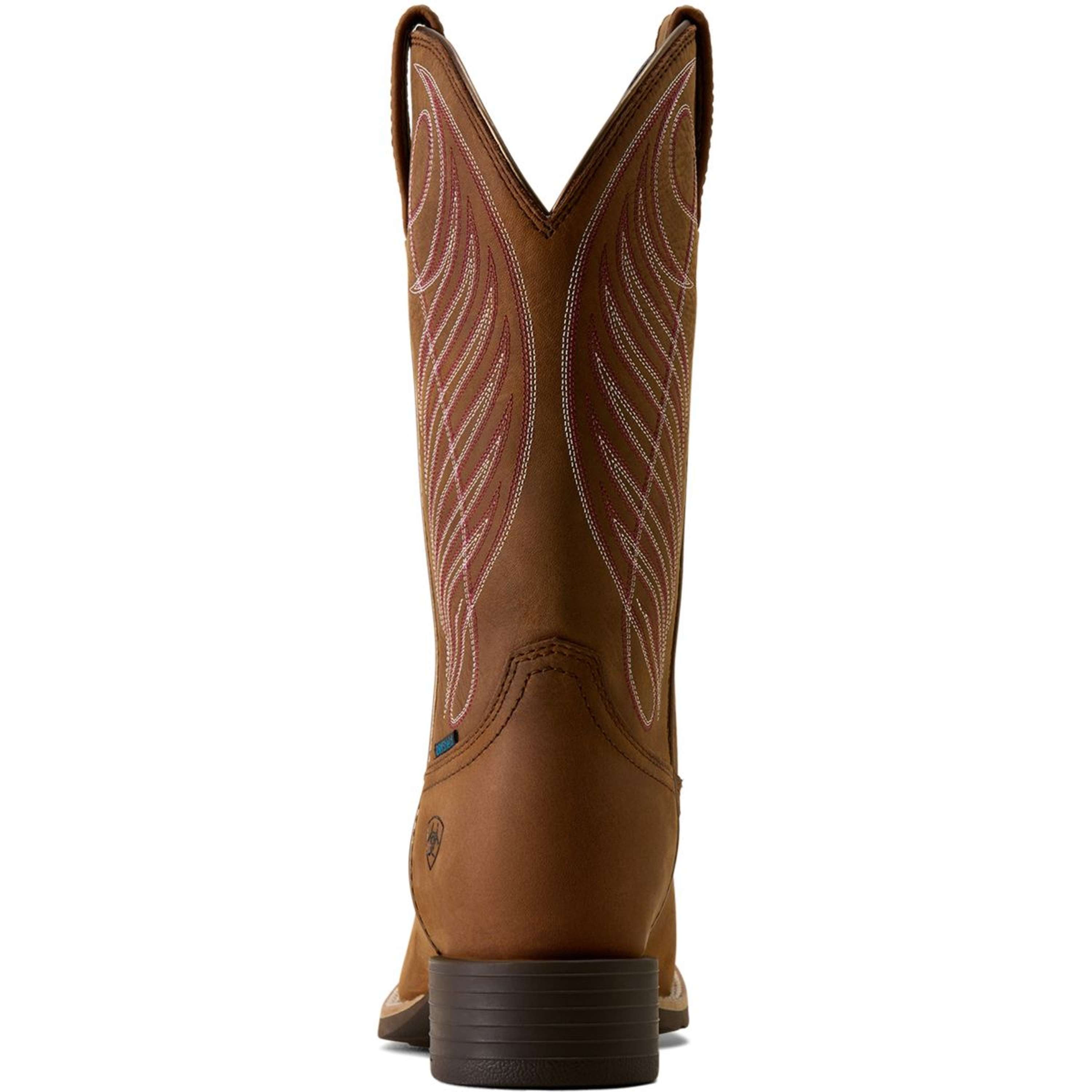 Ariat Bottes Western Round Up H2O Femme Marron