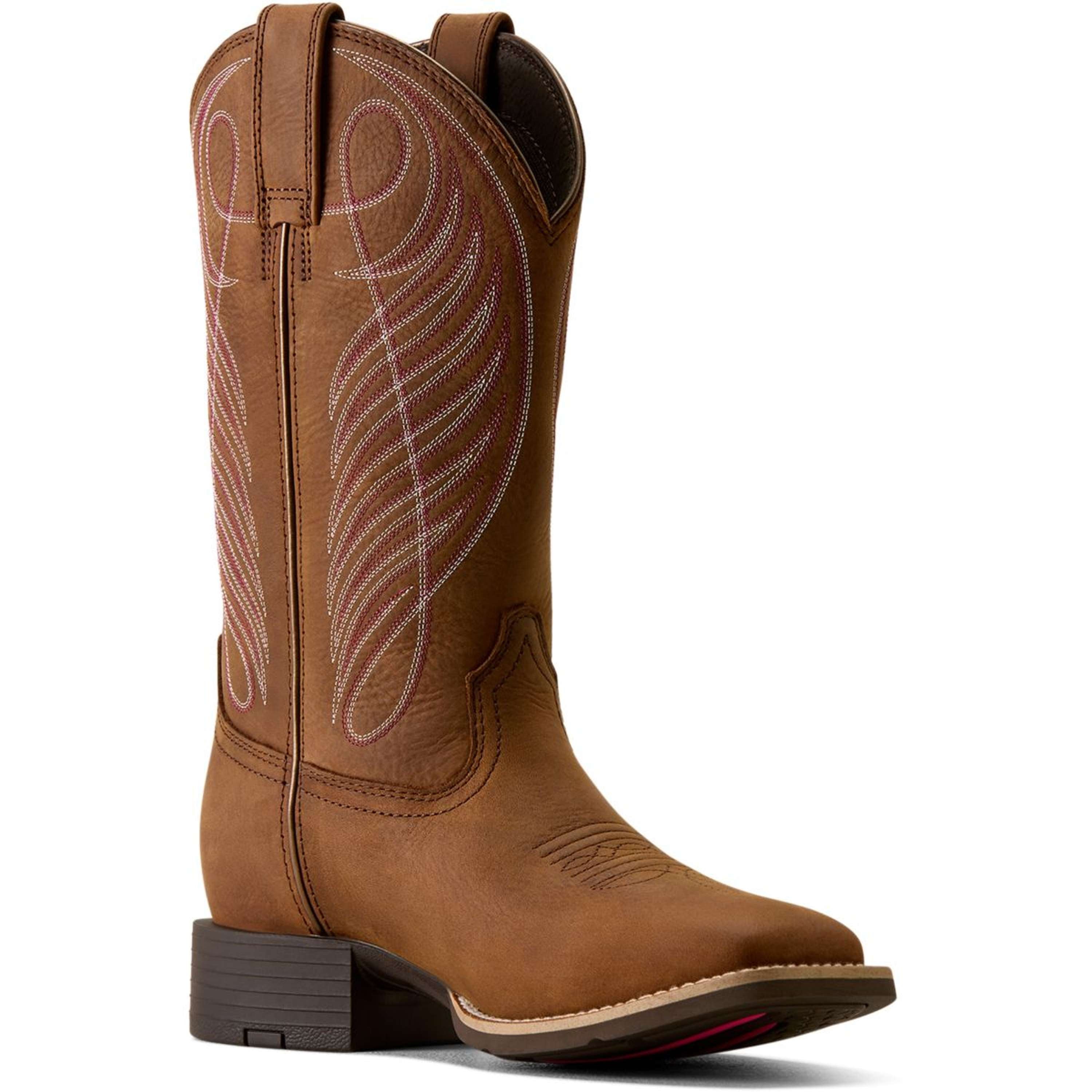 Ariat Bottes Western Round Up H2O Femme Marron