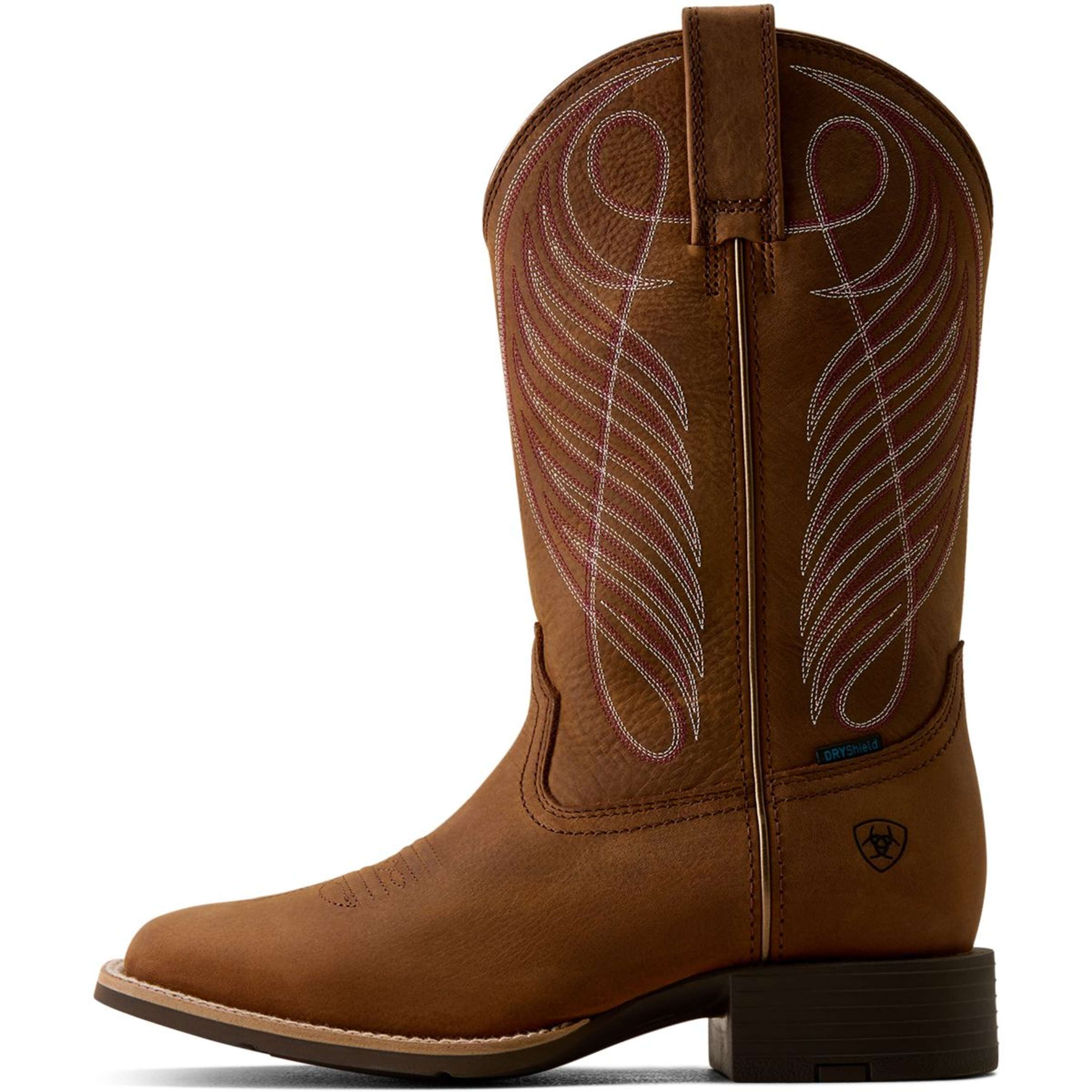 Ariat Bottes Western Round Up H2O Femme Marron
