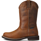 Ariat Bottes Western Delilah Ronde neus Étanche Distressed Brown