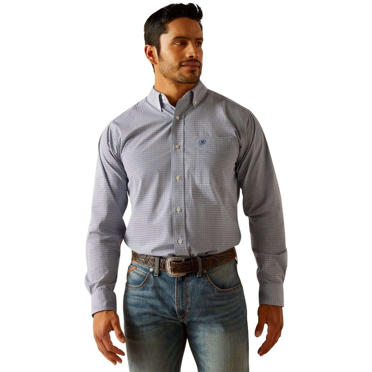 Ariat Blouse Phil Hommes Bleu