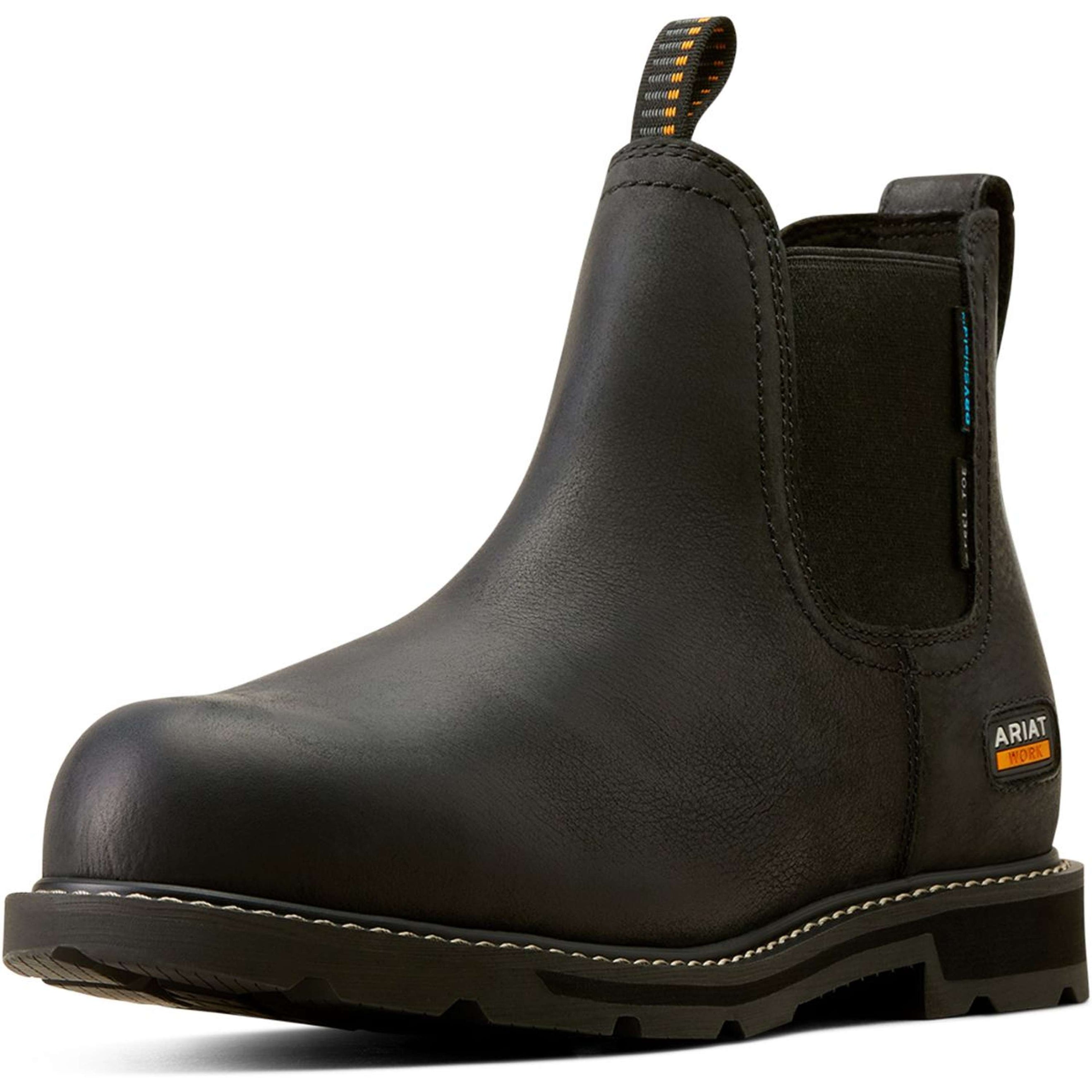 Ariat Jodhpurs Groundbreaker Chelsea Waterproof Steel Toe Hommes Noir