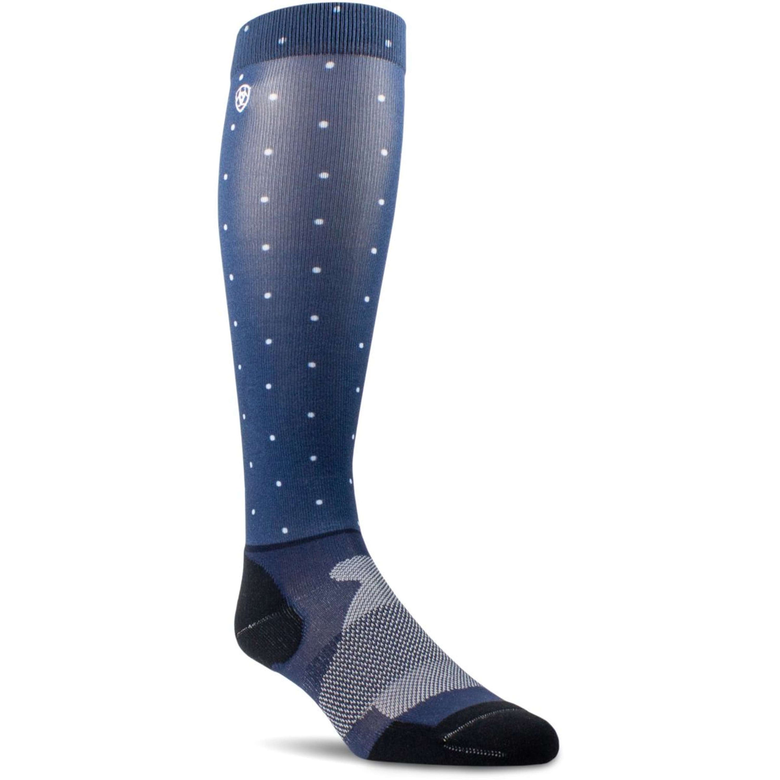 Ariat Chaussettes Ariattek Navy Dot