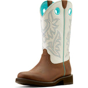 Ariat Bottes Western Elko Femme Marron/Blanc