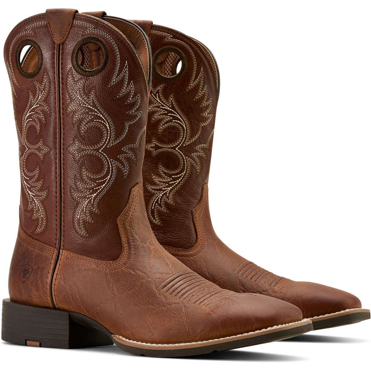 Ariat Bottes Western Sport Rodeo Hommes Aged Tan/Luna