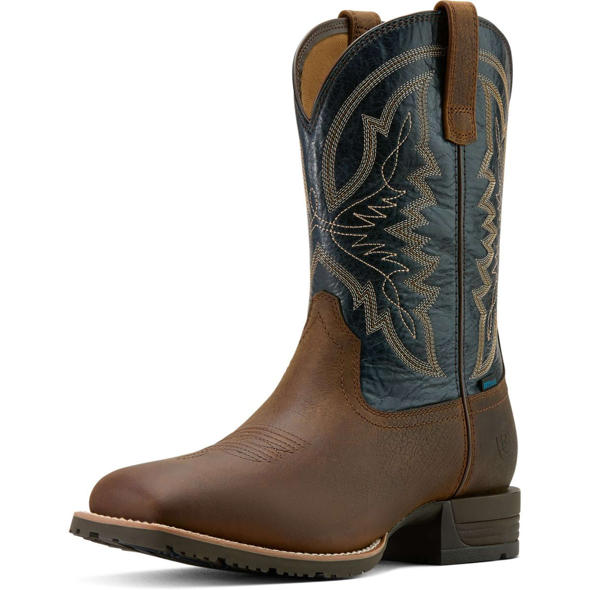 Ariat Bottes Western Hybrid Ranchwork H2O Hommes Tavern Taupe/Dark Denim