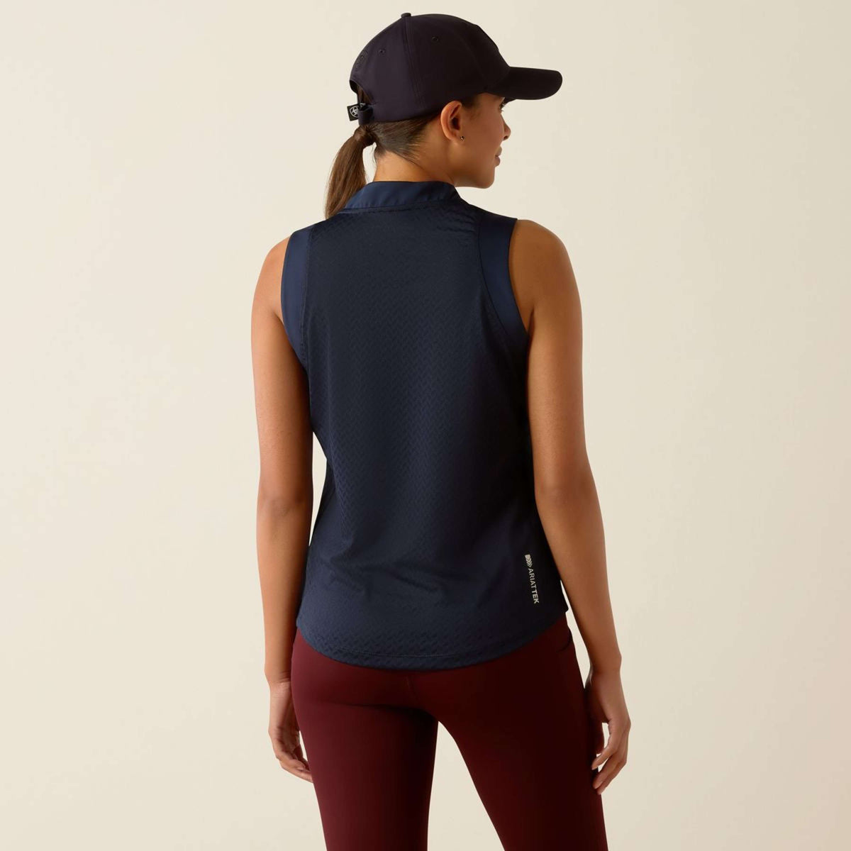 Ariat Haut Mesa Baselayer Sans Manche Navy Eclipse